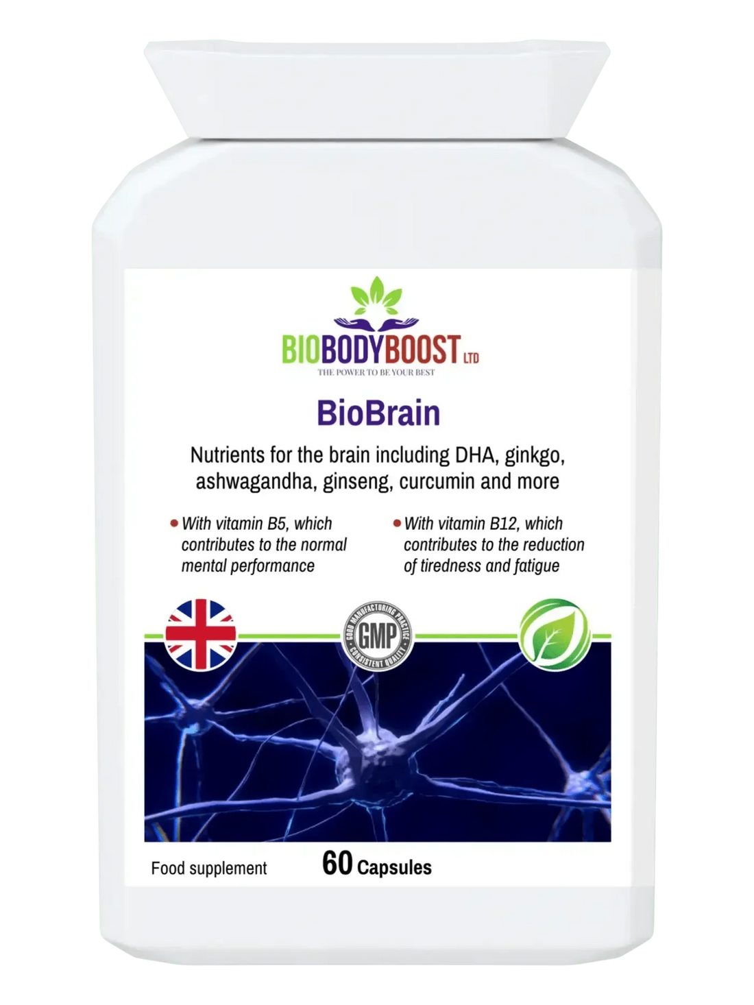 Unlock Mental Clarity with BioBrain Natural Nootropic for Brain Health - BioBodyBoost