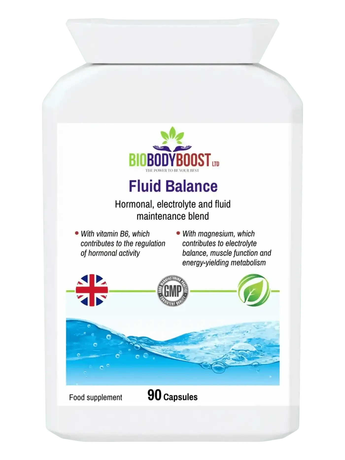 Fluid Balance halal electrolyte and water retention support capsules UK