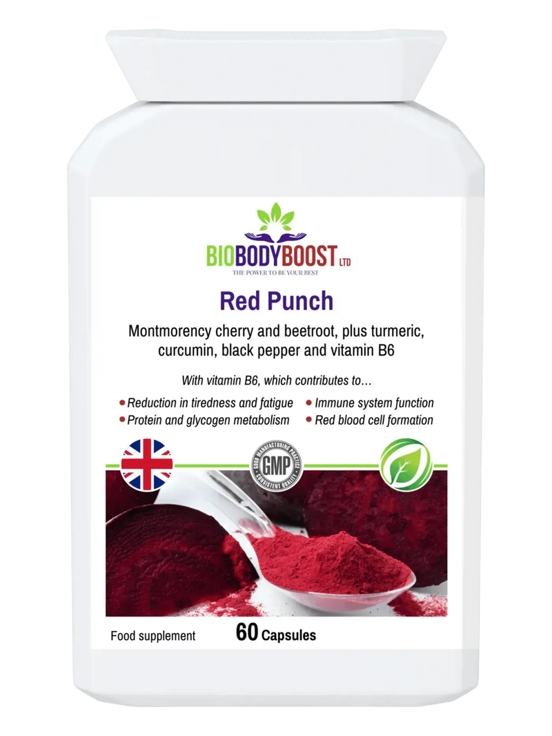 Red Punch BioBodyBoost's premium alkalising supplements