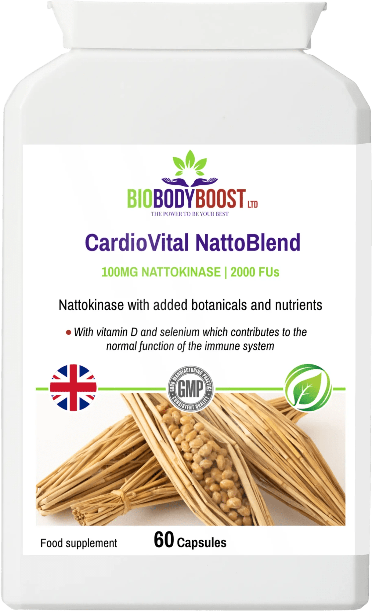 CardioVital Natto Blend - Nattokinase Supplement - Herbal Multivitamins