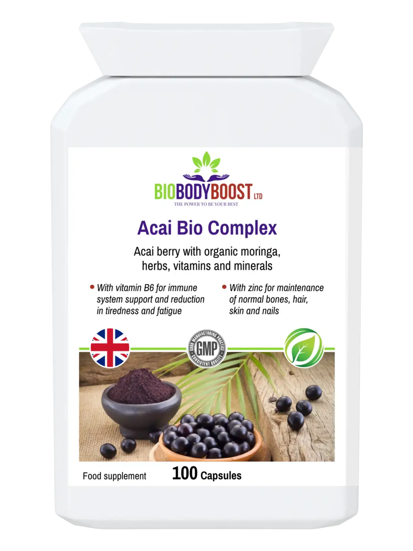 Acai Bio Complex - Premium Herbal Supplement from BioBodyBoost - Just £17.99! Shop now at BioBodyBoost