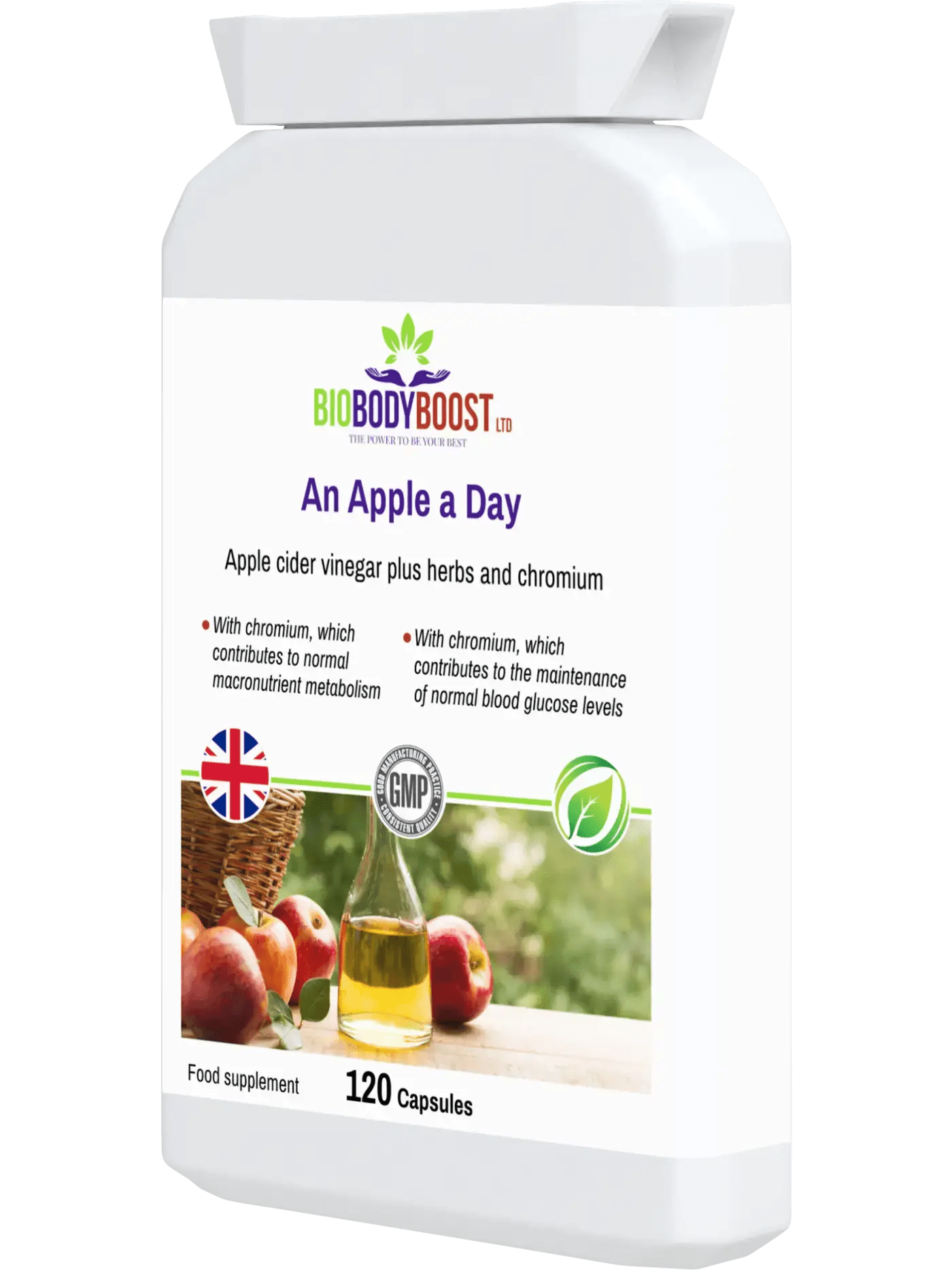 An Apple a Day- Cider Vinegar Plus Herbs - Herbal Supplement