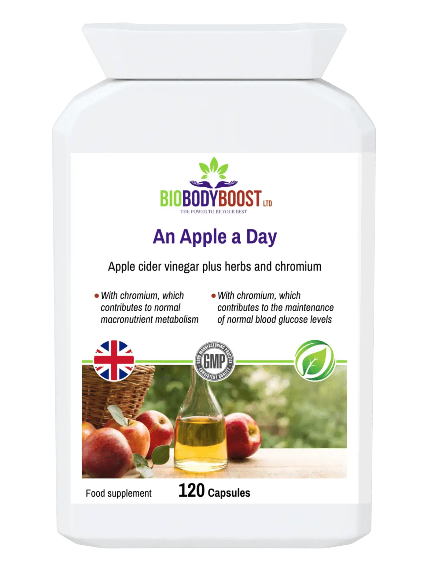 An Apple a Day- Cider Vinegar Plus Herbs - Herbal Supplement