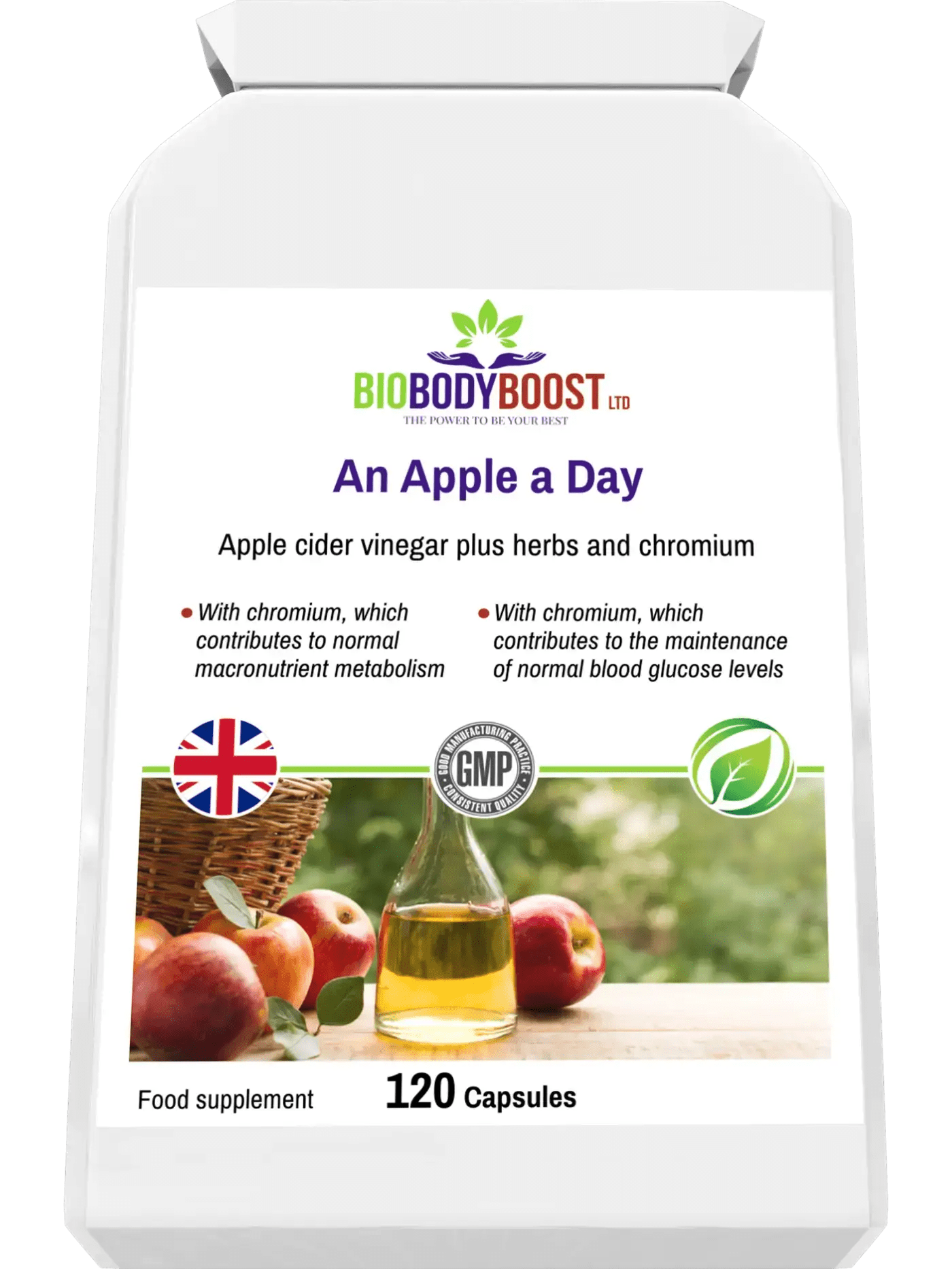 An Apple a Day- Cider Vinegar Plus Herbs - Herbal Supplement