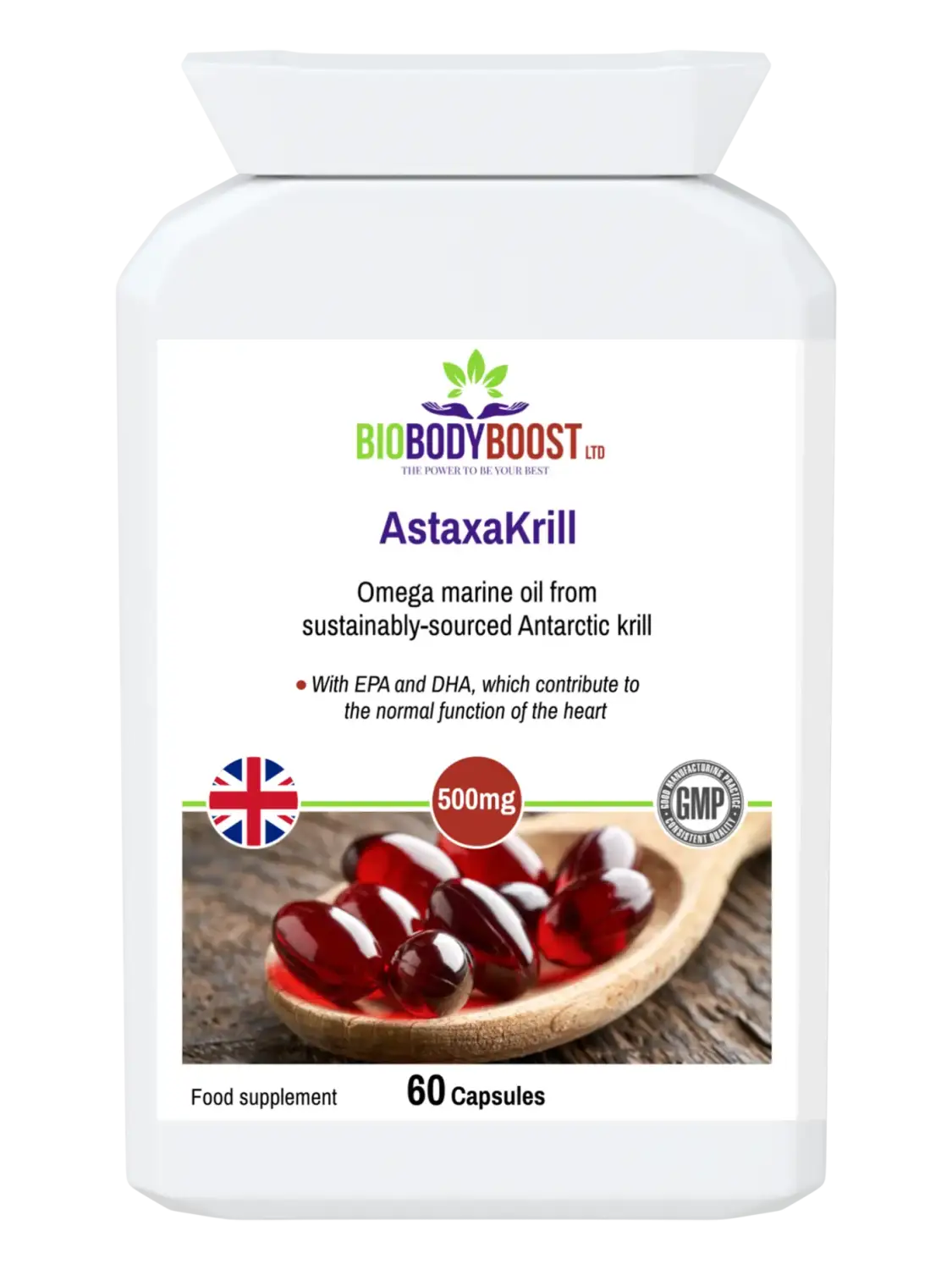Antarctic Krill Oil Capsules | Food Supplement Capsules | BioBodyBoost