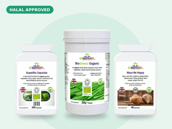 Energy & Focus UK by BioBodyBoost, halal approved
