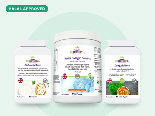 Hair, Skin & Beauty UK by BioBodyBoost, halal approved