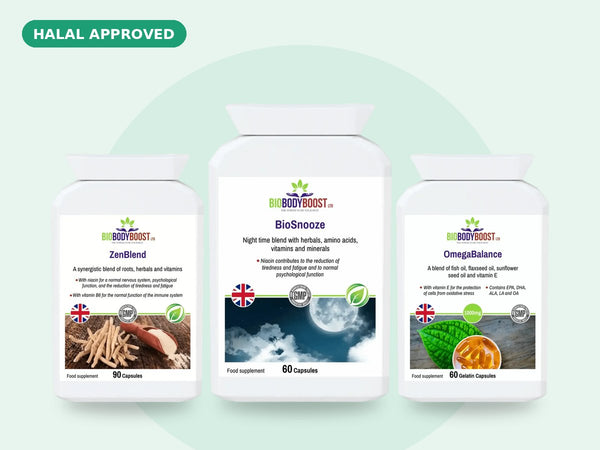 Sleep Supplements UK — Halal Approved by BioBodyBoost, halal approved