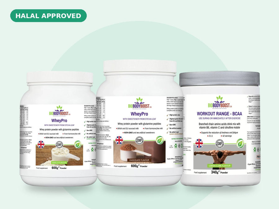 Protein & Performance UK by BioBodyBoost, halal approved