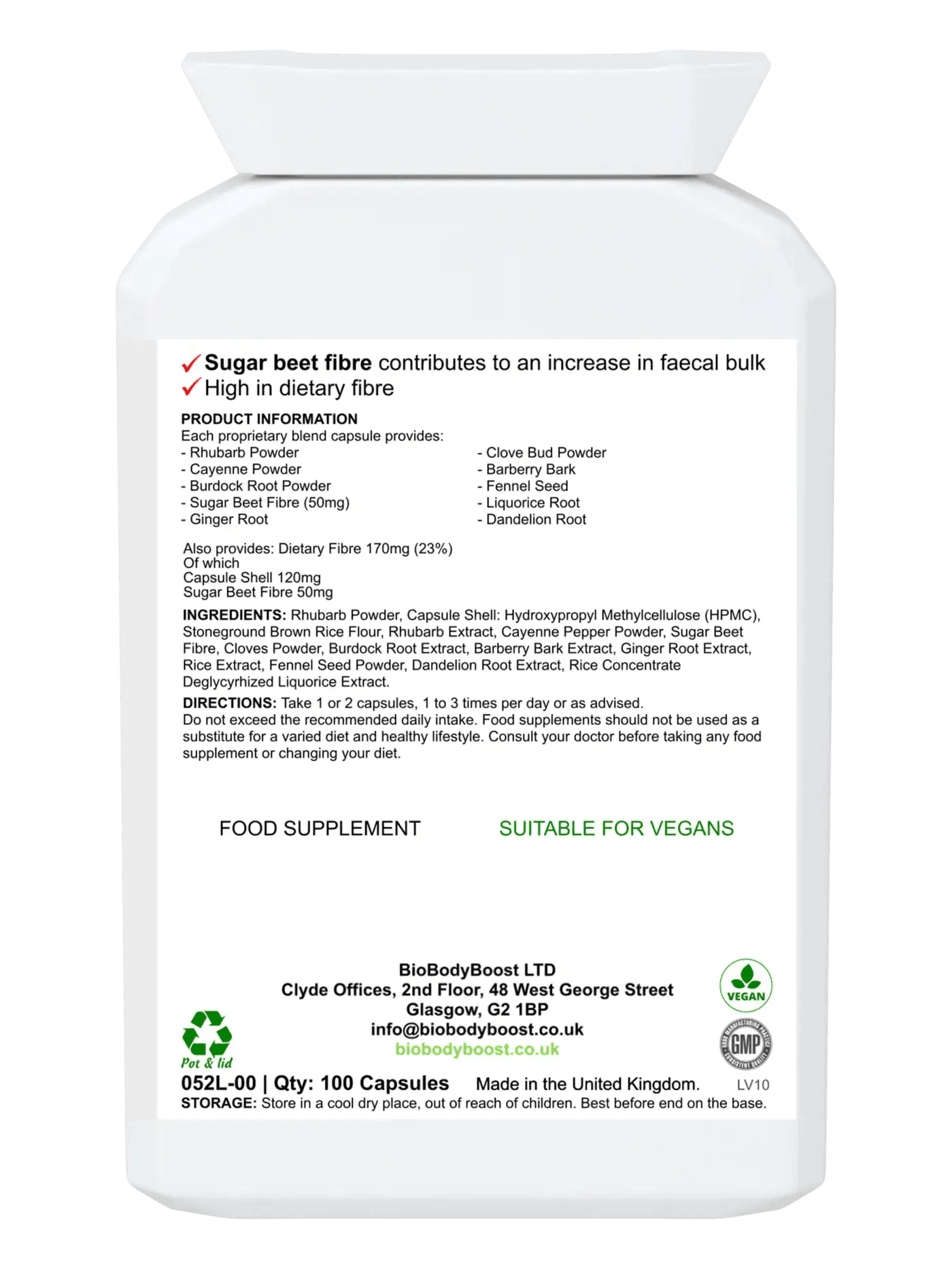 Beet It Colonix - Herbal Colon Cleanse Formula - BioBodyBoost