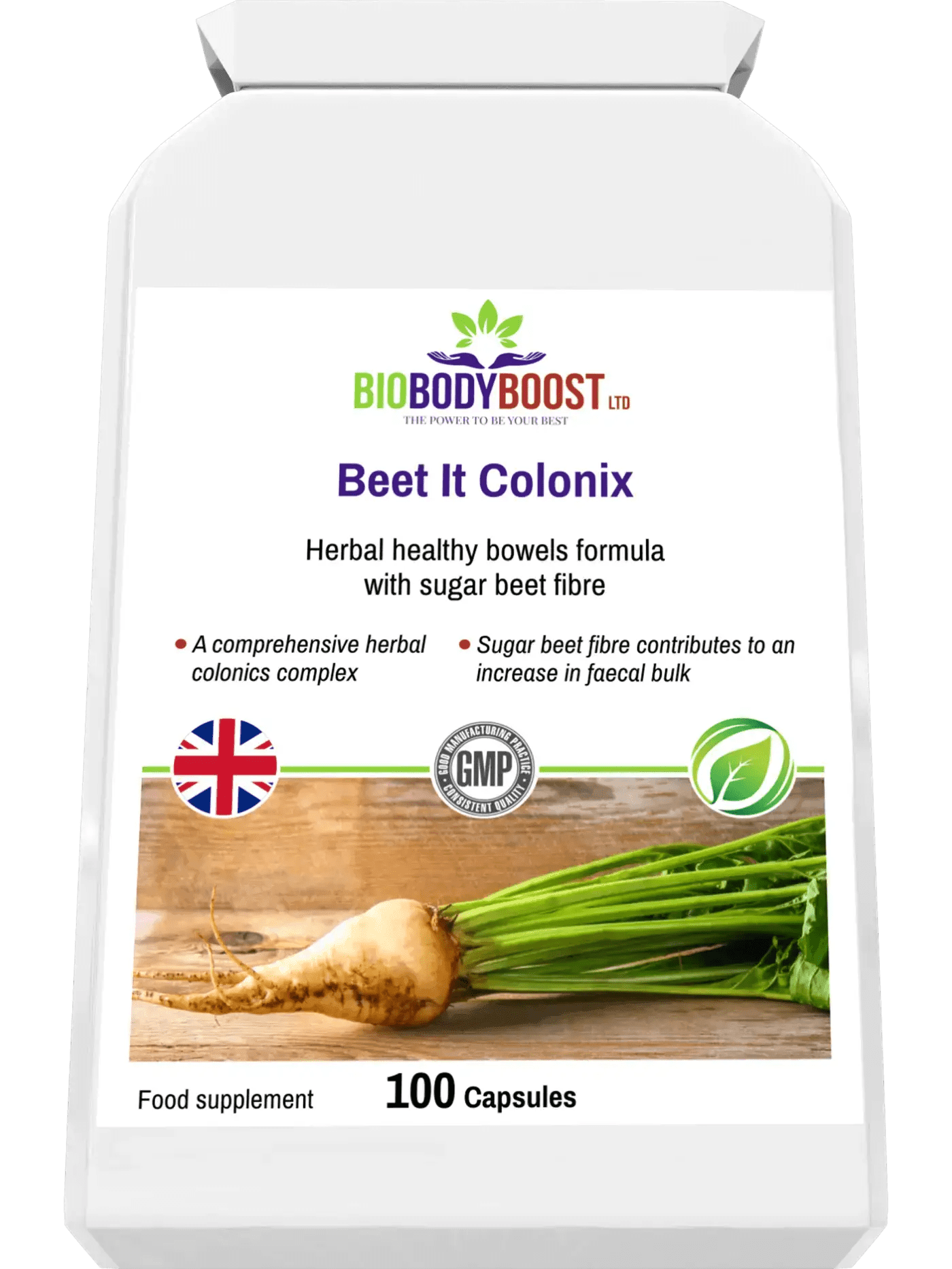 Beet It Colonix - Herbal Colon Cleanse Formula - BioBodyBoost