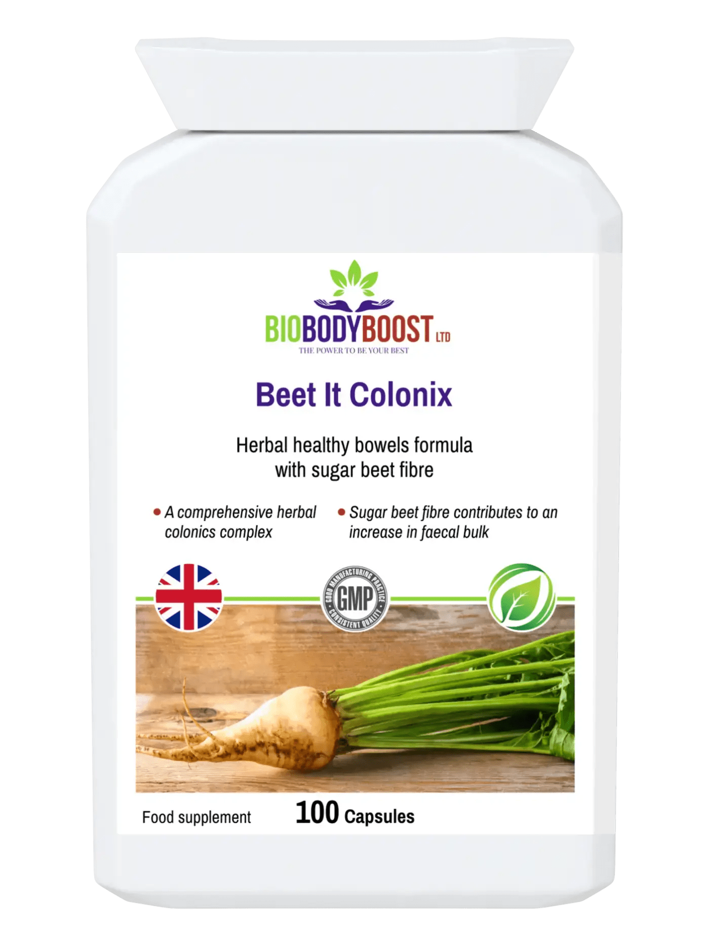 Beet It Colonix - Herbal Healthy Bowels Formula - Cleanse & Detox