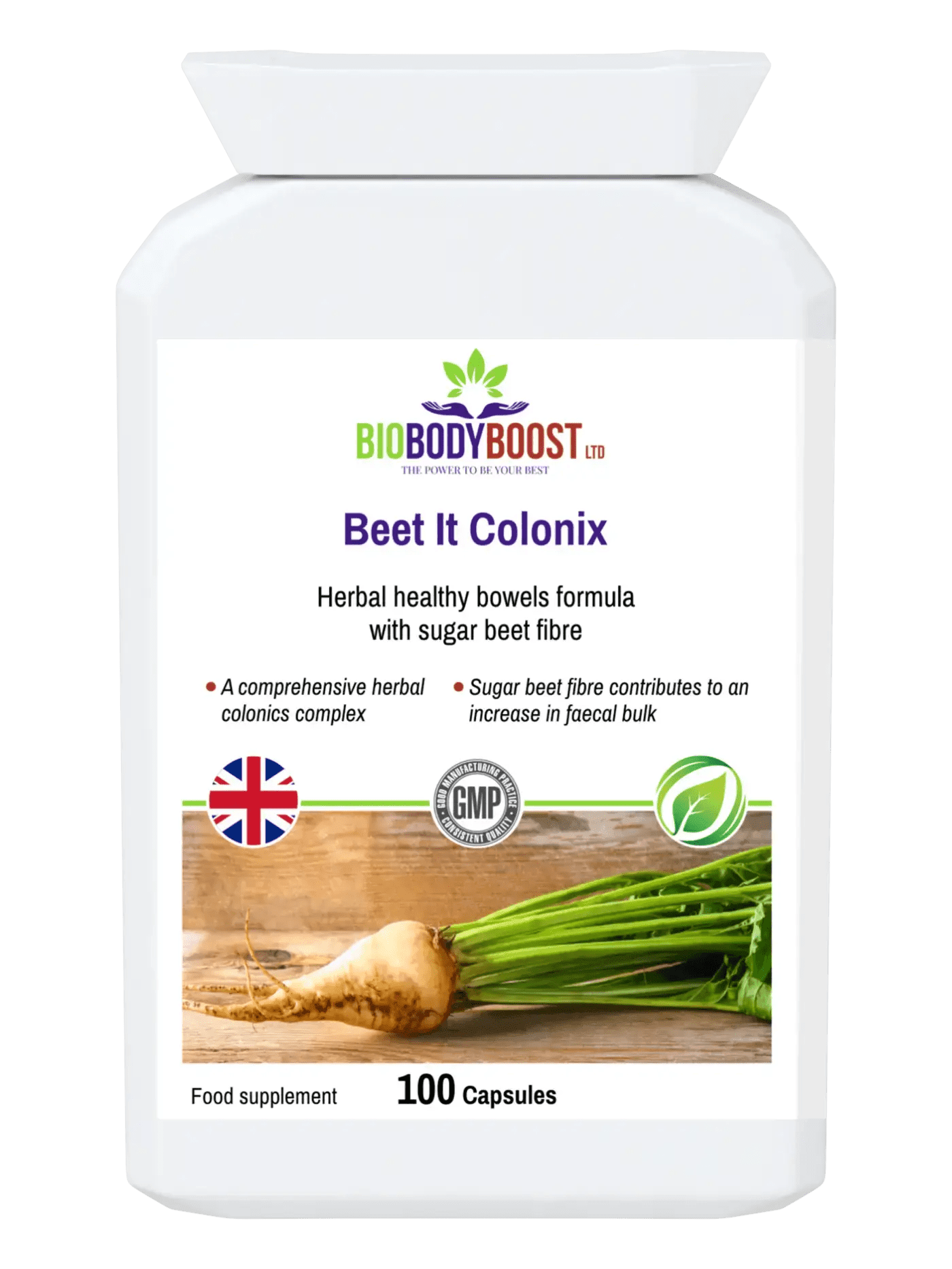 Beet It Colonix - Herbal Colon Cleanse Formula - BioBodyBoost