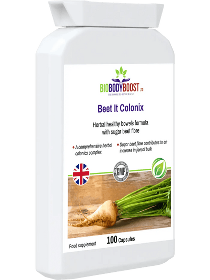 Beet It Colonix - Herbal Healthy Bowels Formula - BioBodyBoost