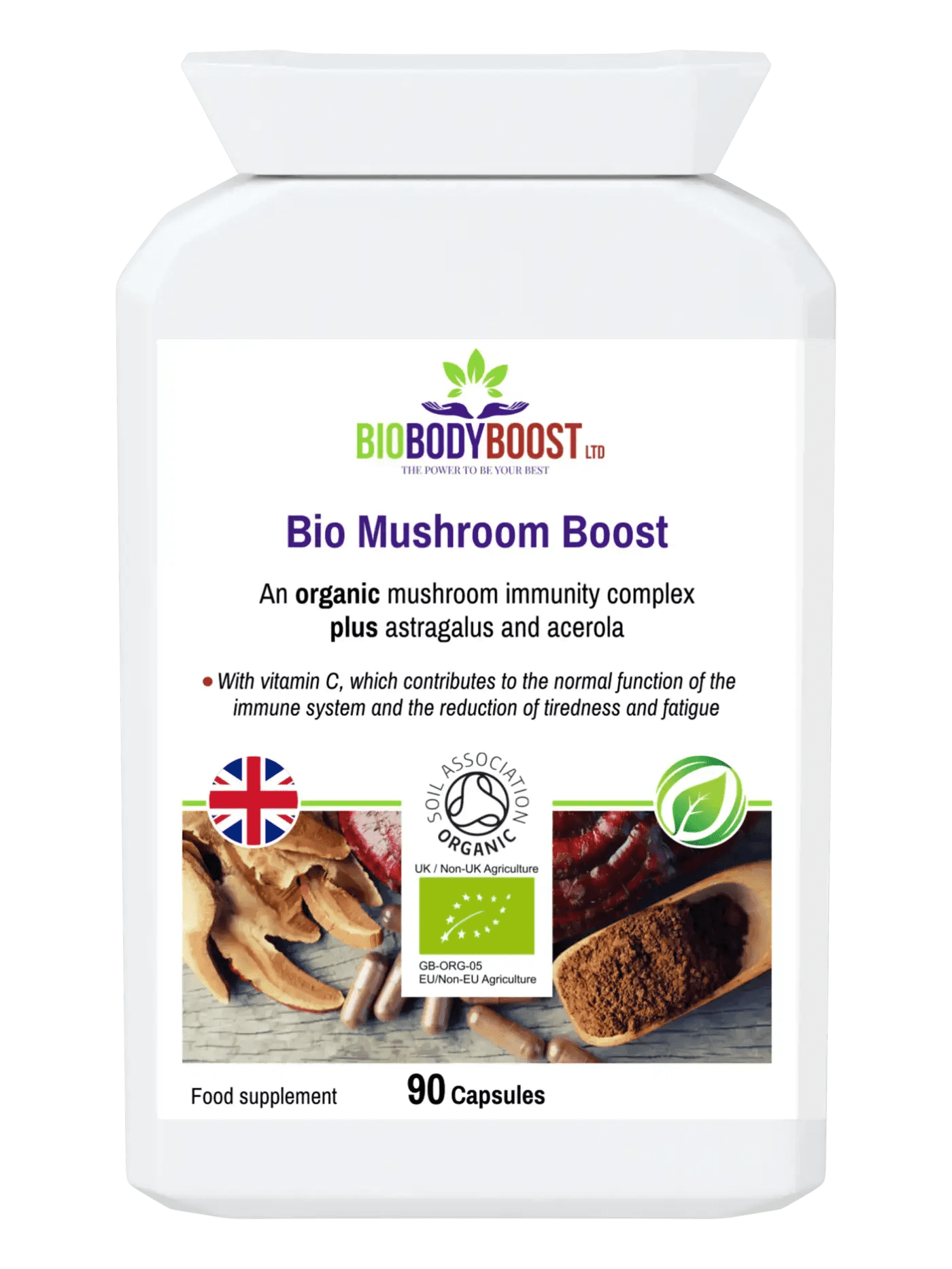 Bio Mushroom Boost - Organic Mushrooms Immunity Blend - BioBodyBoost