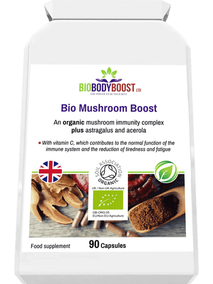 Bio Mushroom Boost - Organic Mushrooms Immunity Blend - BioBodyBoost