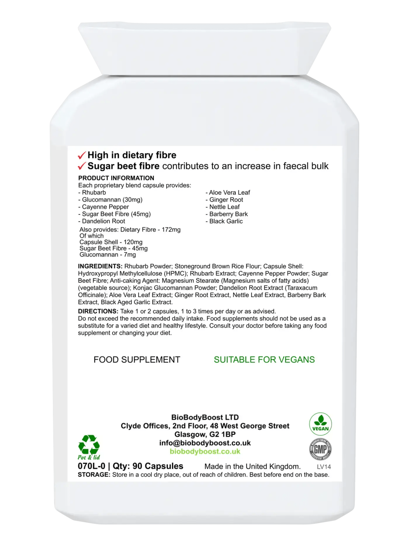 BioBlast - Natural Laxative - Fast-Acting Colon Cleanser - Digestive Supplements