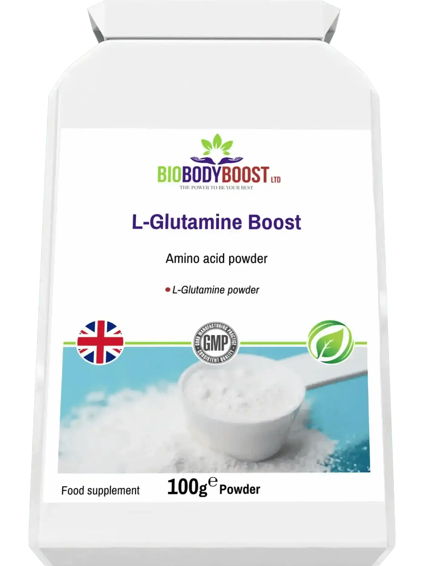 BioBodyBoost Amino Acids L-Glutamine Boost - Amino Acid Powder