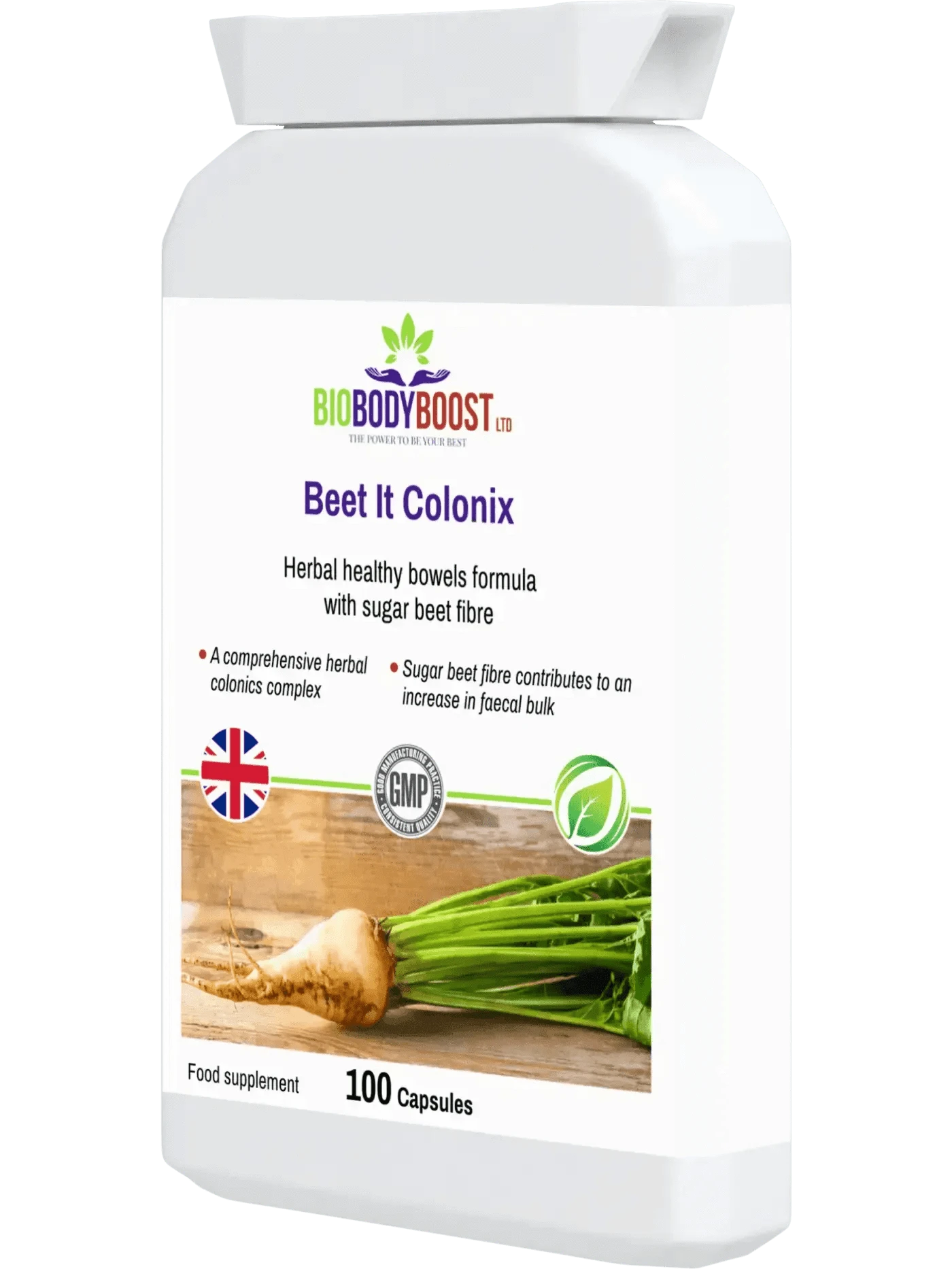 BioBodyBoost Cleanse & Detox Beet It Colonix - Herbal Colon Cleanse Formula