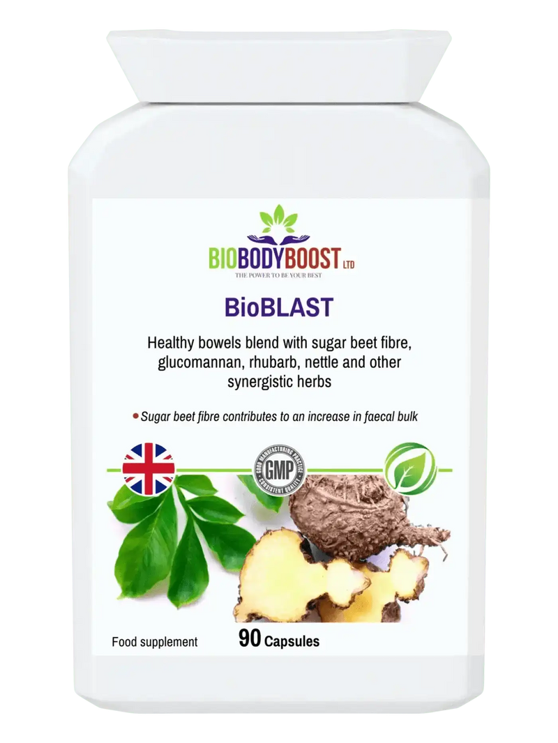 BioBodyBoost Digestive Supplements BioBlast - Natural Laxative - Fast-Acting Colon Cleanser