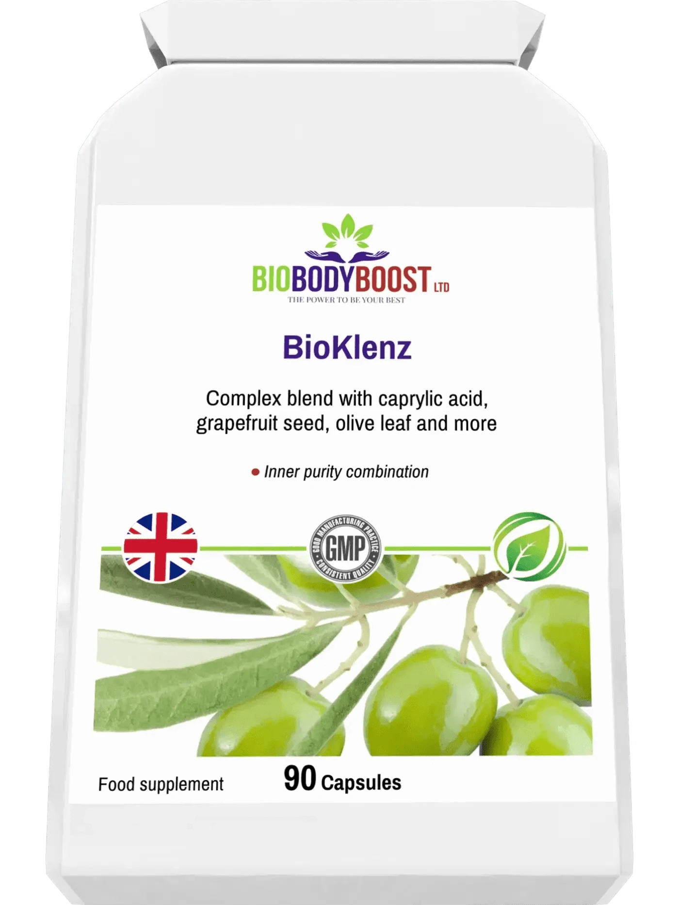 BioBodyBoost Digestive Supplements BioKlenz - Herbal Gut Detox Formula
