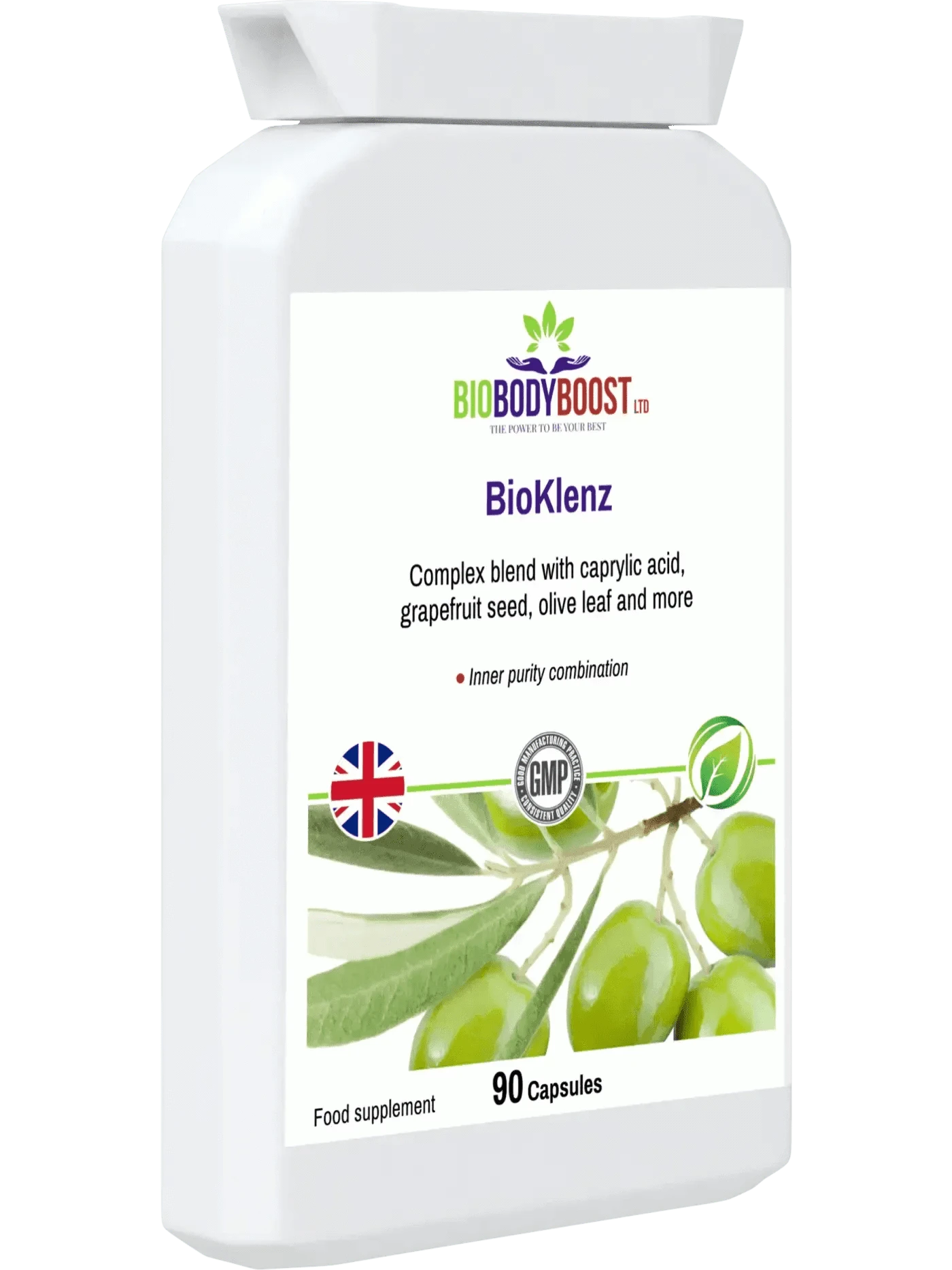 BioBodyBoost Digestive Supplements BioKlenz - Herbal Gut Detox Formula