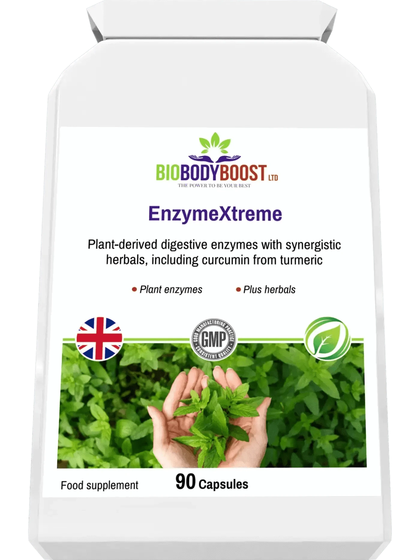 BioBodyBoost Digestive Supplements EnzymeXtreme - Plant Derived Digestive Enzymes