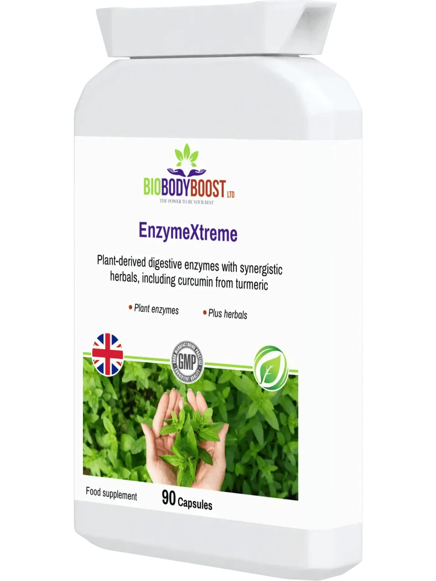 BioBodyBoost Digestive Supplements EnzymeXtreme - Plant Derived Digestive Enzymes