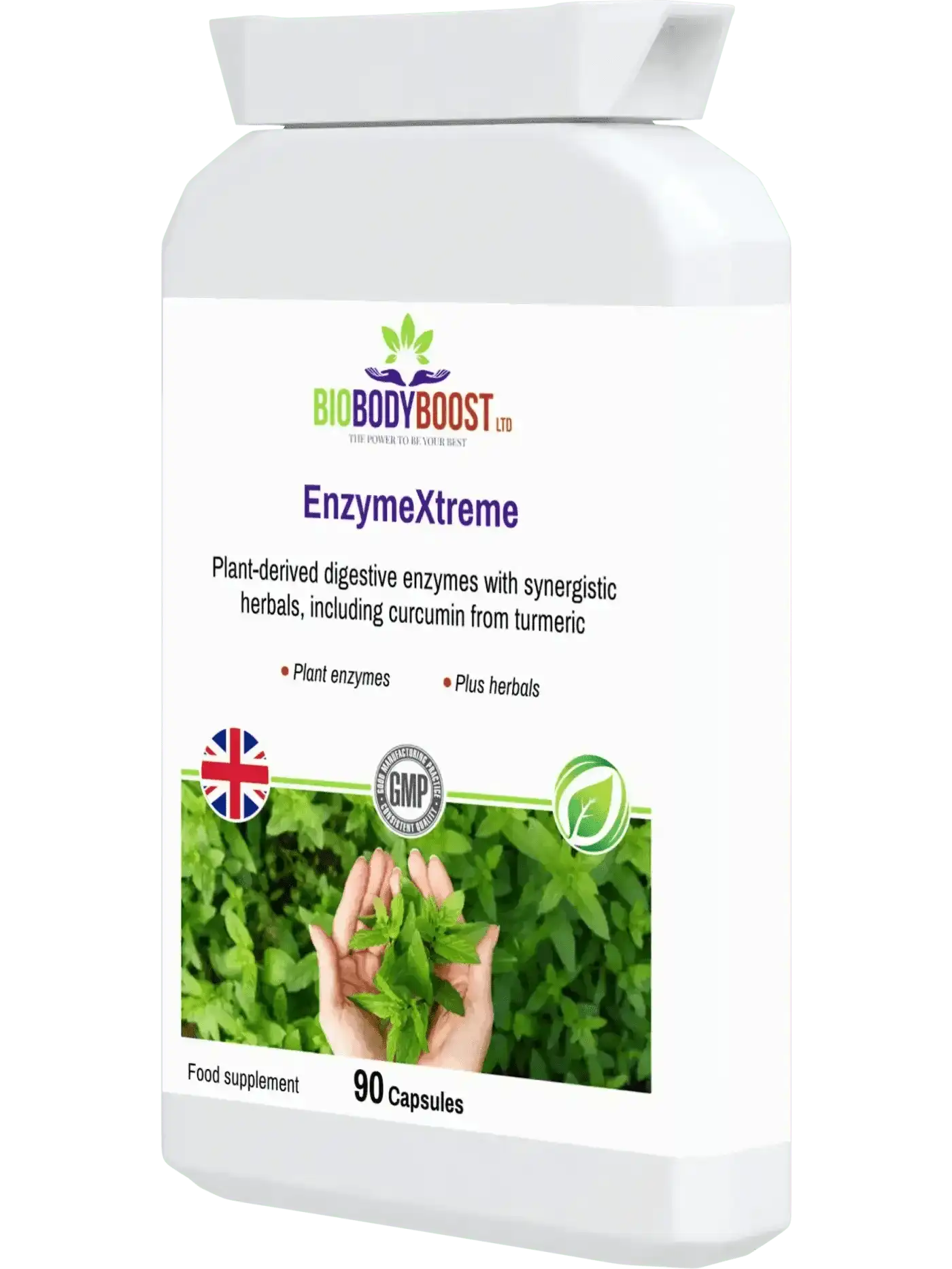 BioBodyBoost Digestive Supplements EnzymeXtreme - Plant Derived Digestive Enzymes