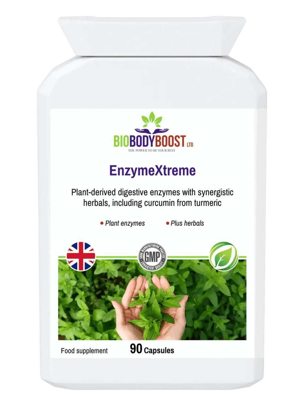 BioBodyBoost Digestive Supplements EnzymeXtreme - Plant Derived Digestive Enzymes