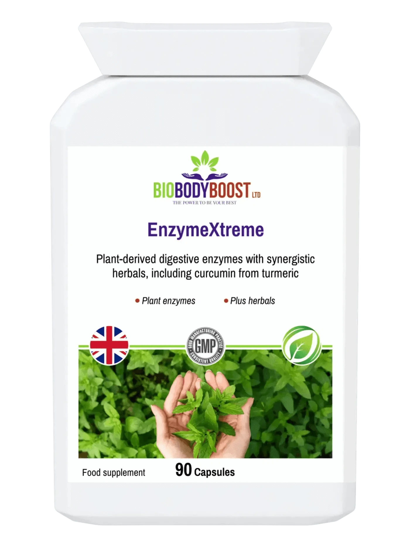 BioBodyBoost Digestive Supplements EnzymeXtreme - Plant Derived Digestive Enzymes