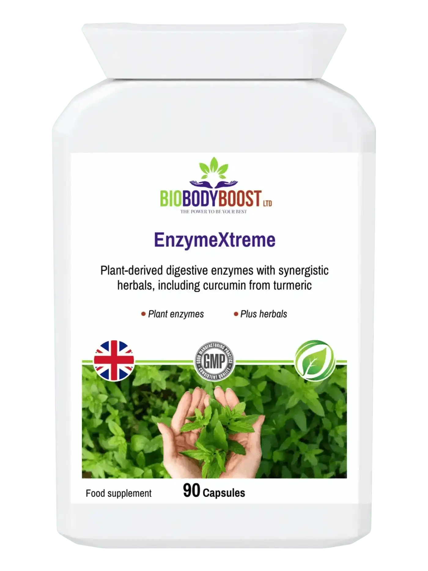 BioBodyBoost Digestive Supplements EnzymeXtreme - Plant Derived Digestive Enzymes