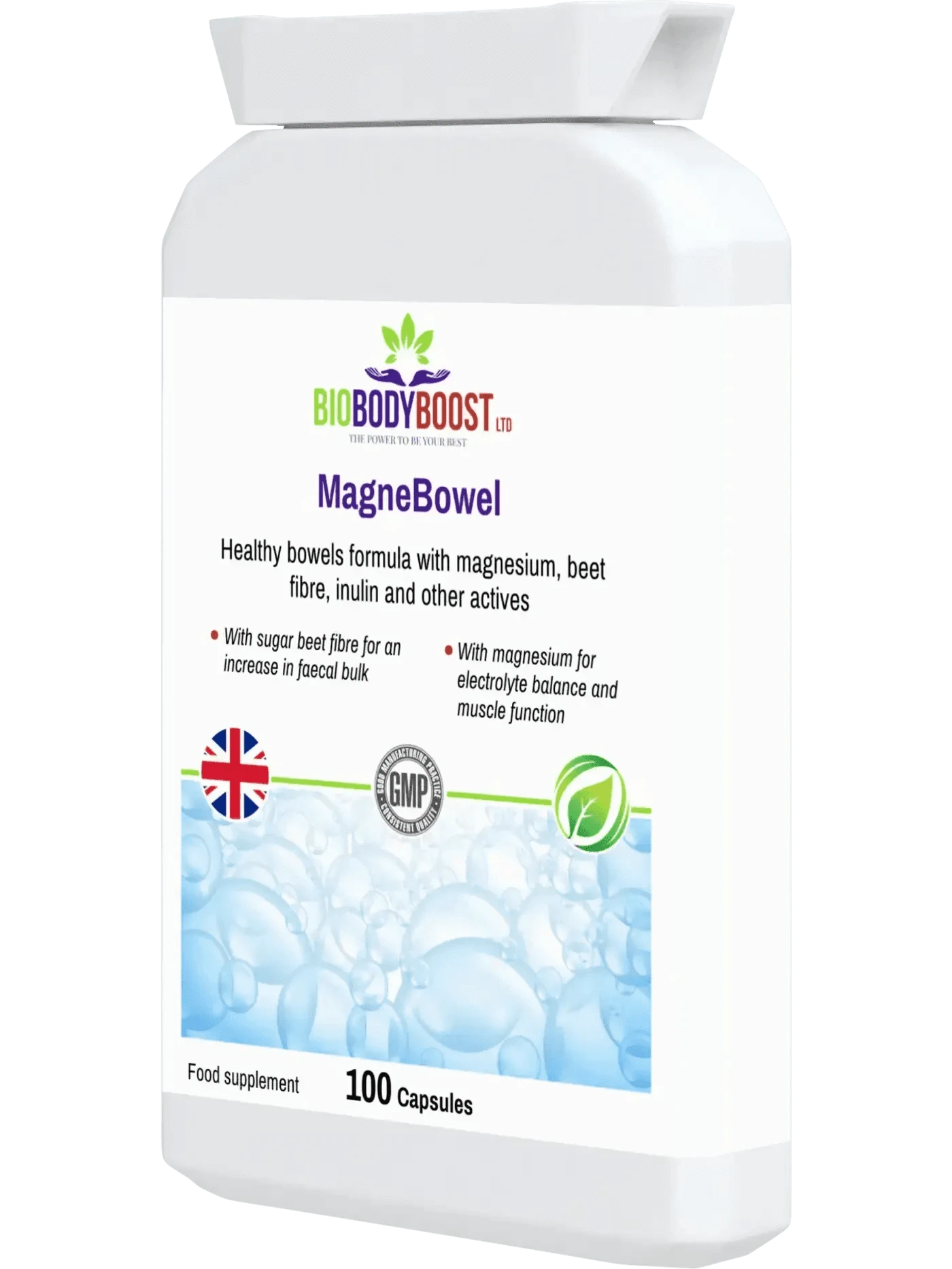 BioBodyBoost Digestive Supplements MagneBowel - Magnesium Cleanse & Detox Formula