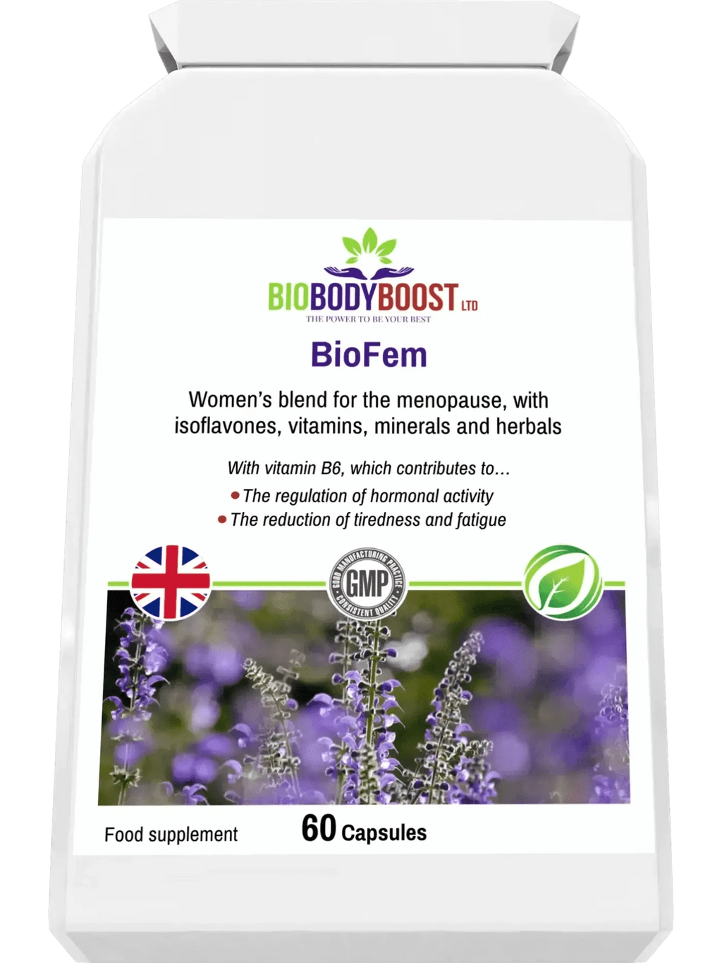 BioBodyBoost Menopause Supplements BioFem - Herbal Menopause Supplement