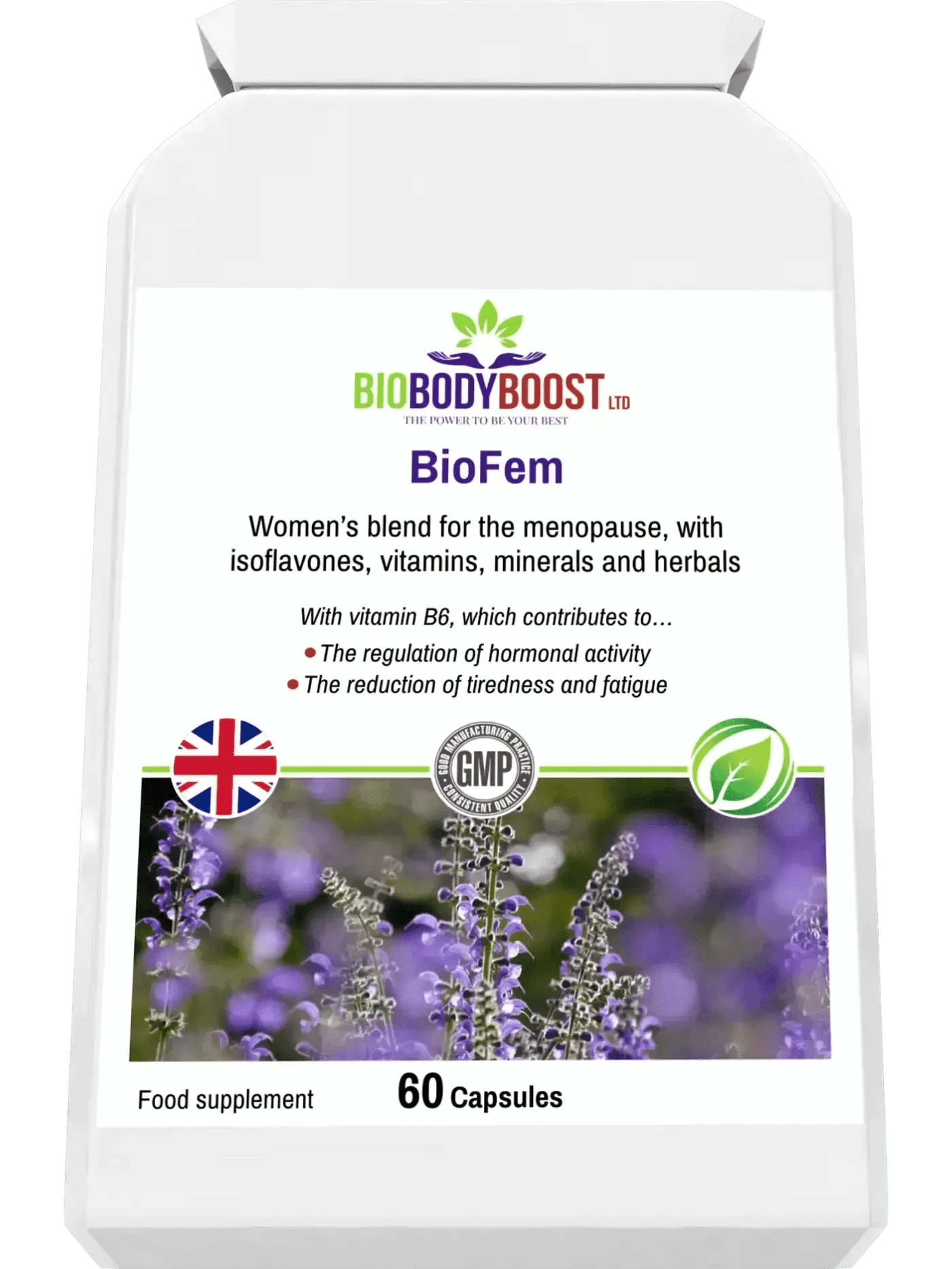 BioBodyBoost Menopause Supplements BioFem - Herbal Menopause Supplement