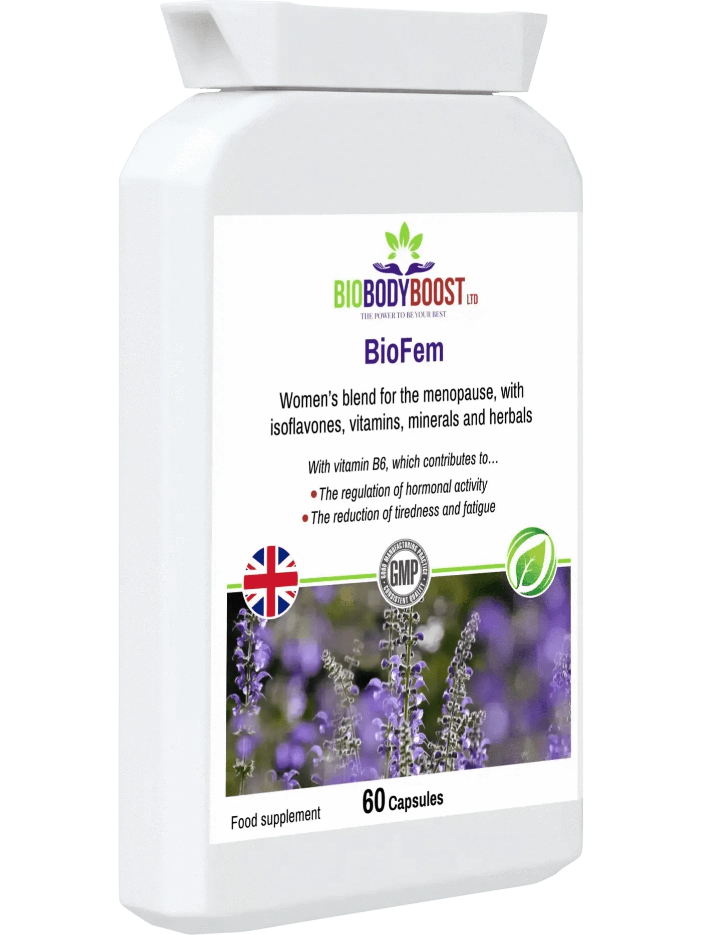 BioBodyBoost Menopause Supplements BioFem - Herbal Menopause Supplement