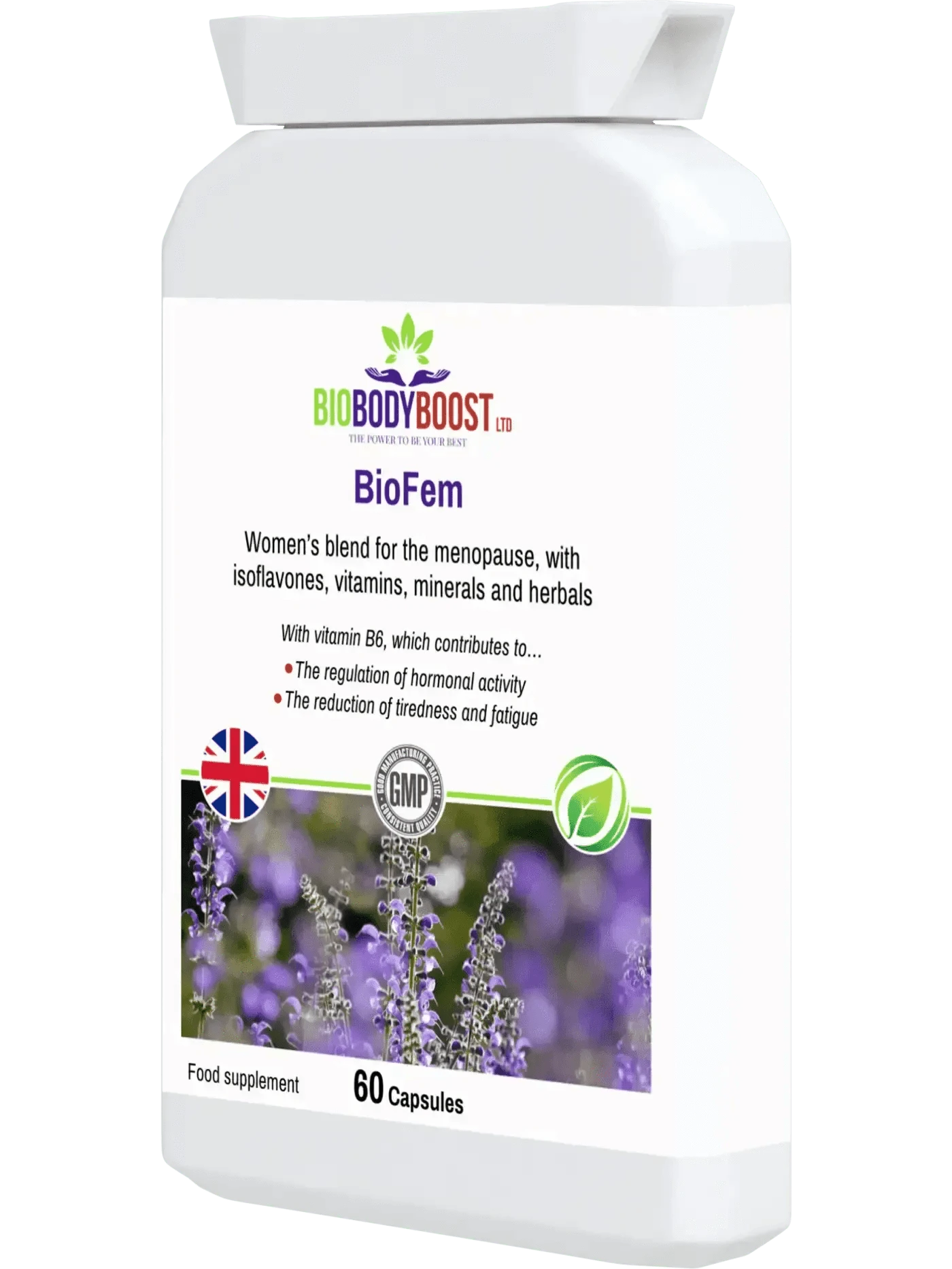 BioBodyBoost Menopause Supplements BioFem - Herbal Menopause Supplement