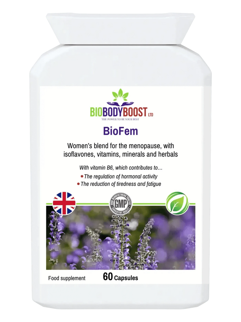 BioBodyBoost Menopause Supplements BioFem - Herbal Menopause Supplement