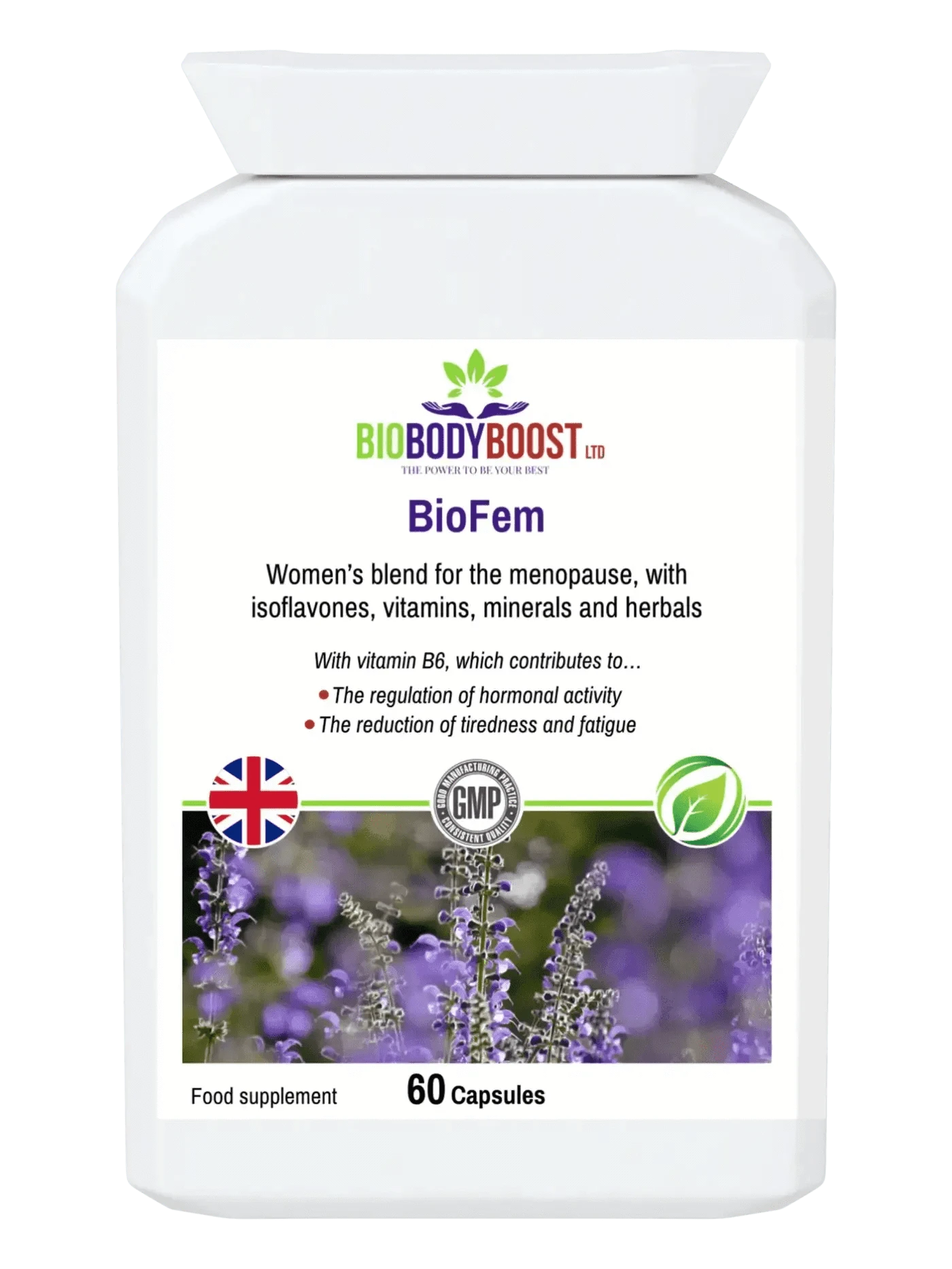 BioBodyBoost Menopause Supplements BioFem - Herbal Menopause Supplement