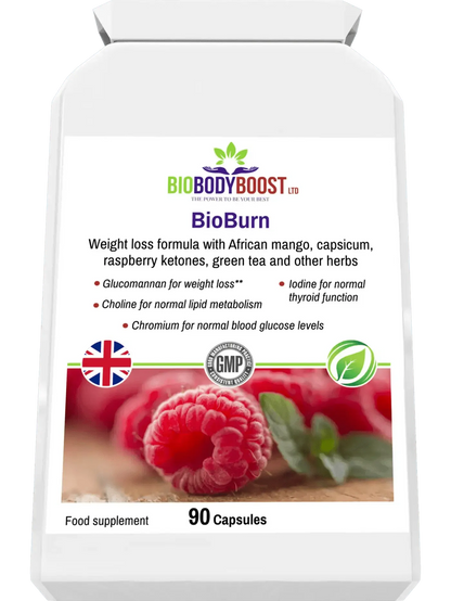 BioBodyBoost BioBurn weight loss supplement with natural appetite suppressant supplement and essential ingredients