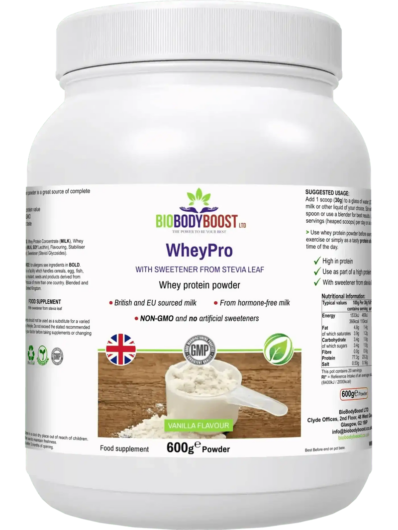BioBodyBoost Protein Powders WheyPro Vanilla - Whey Protein Powder