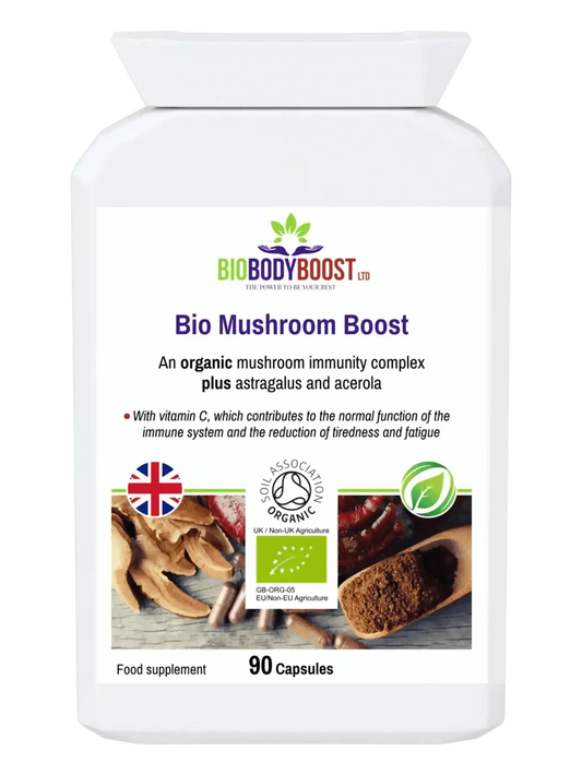 BioBodyBoost Vitamins & Supplements Bio Mushroom Boost - Organic Mushrooms Immunity Blend