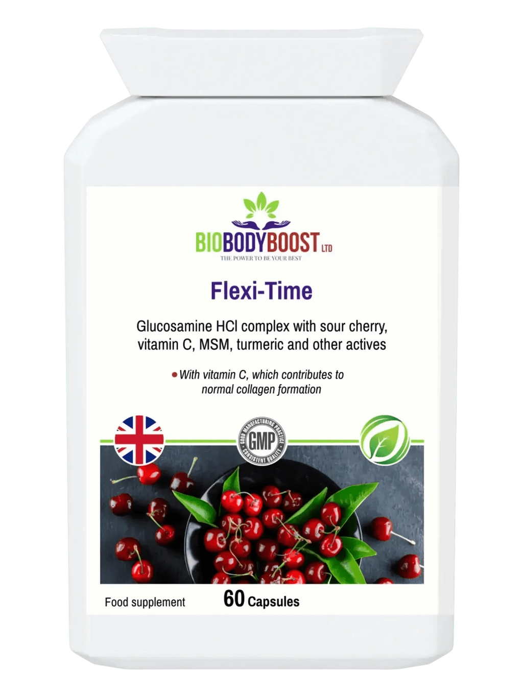 BioBodyBoost Vitamins & Supplements Flexi-Time - Glucosamine HCL Complex
