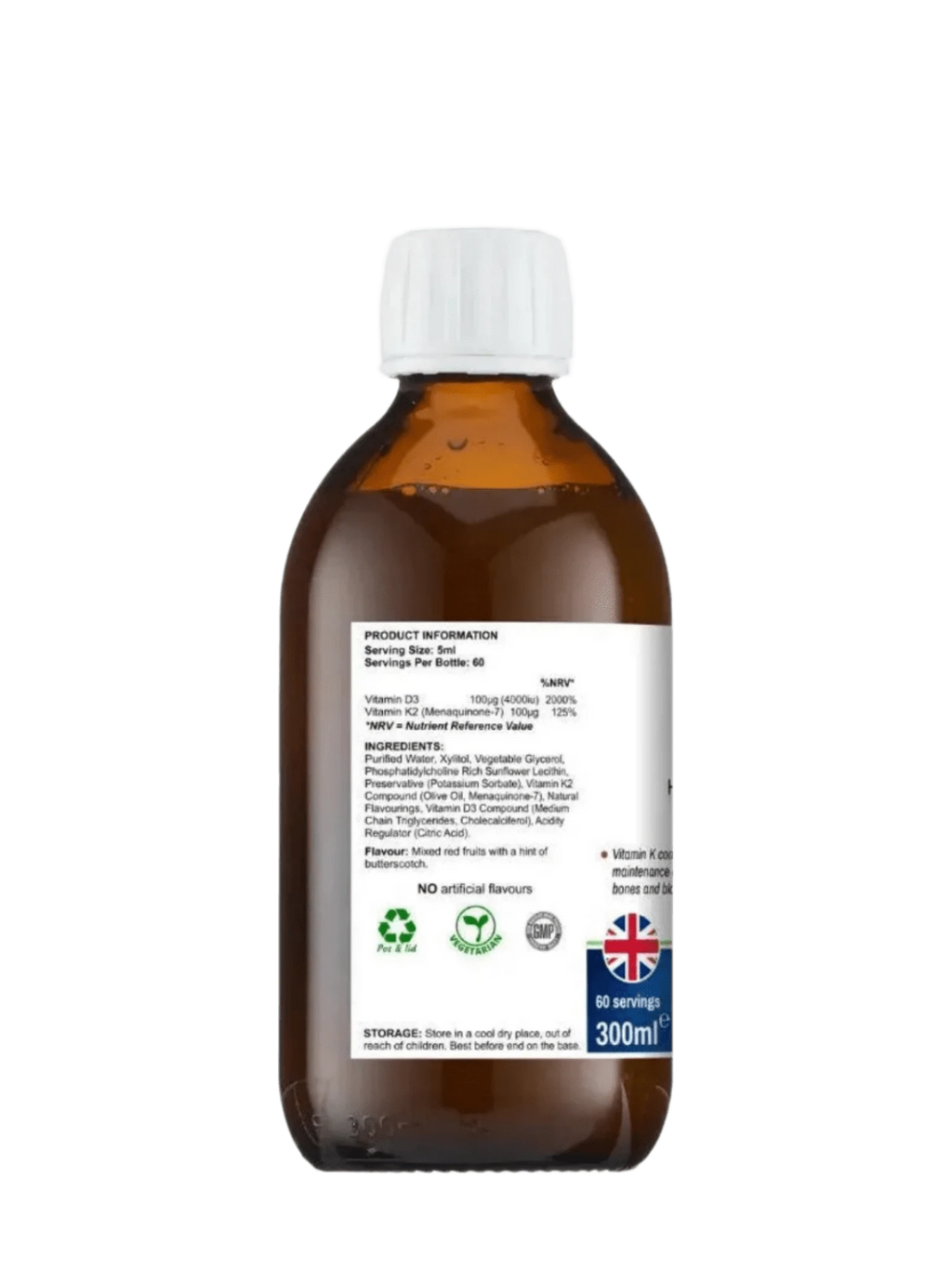 BioBodyBoost Vitamins & Supplements LIPOVITA D3 K2 - Liposomal Vitamin D3 K2