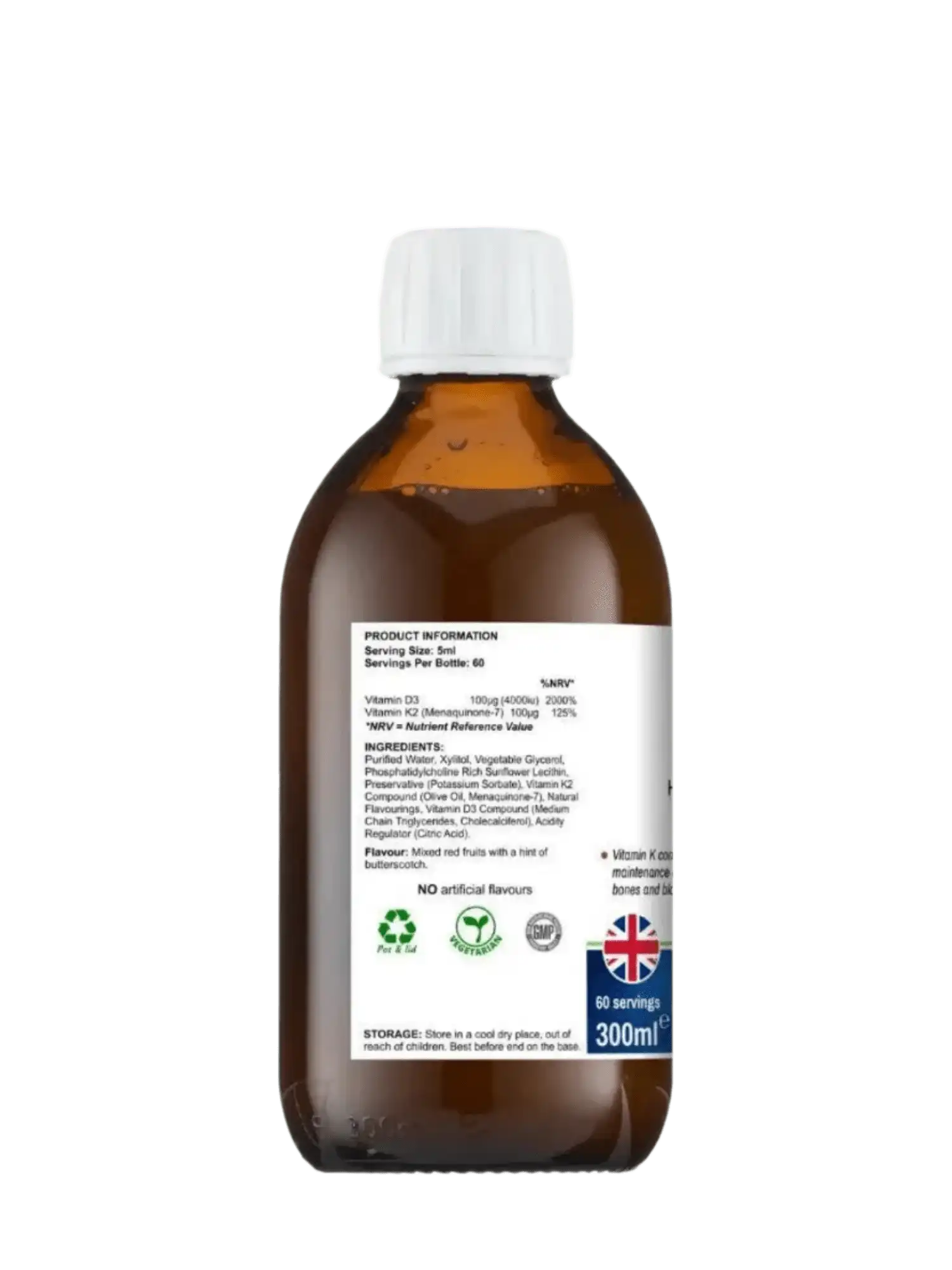 BioBodyBoost Vitamins & Supplements LIPOVITA D3 K2 - Liposomal Vitamin D3 K2