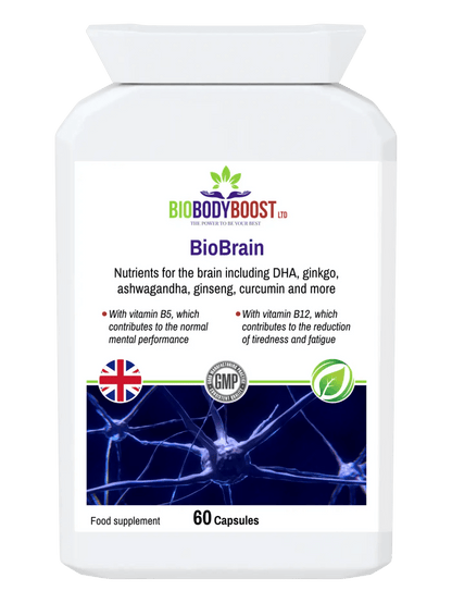 BioBrain - Natural Nootropics Supplement - BioBodyBoost