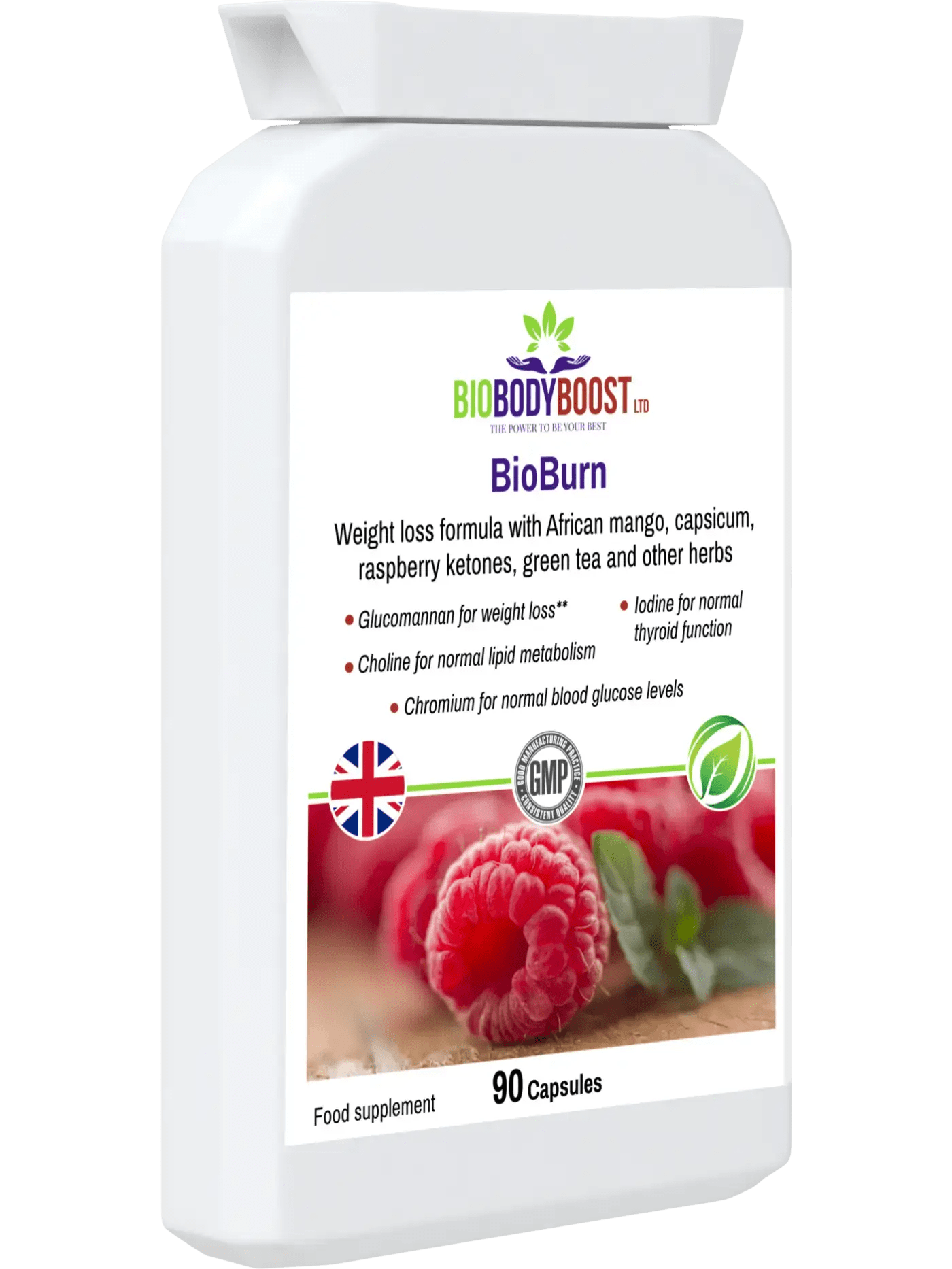 BioBurn - Glucomannan Raspberry Combination - Weight Loss