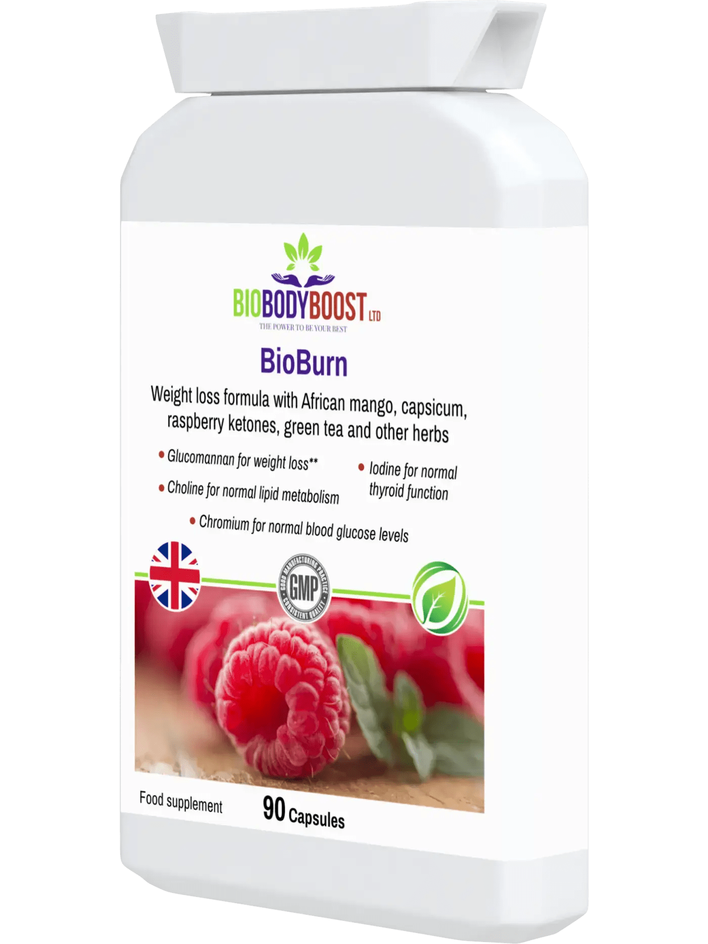 BioBurn - Glucomannan Raspberry Combination - Weight Loss