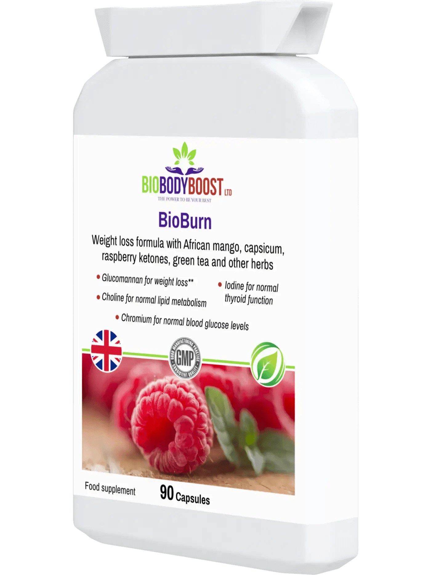 BioBurn - Glucomannan Raspberry Combination - BioBodyBoost