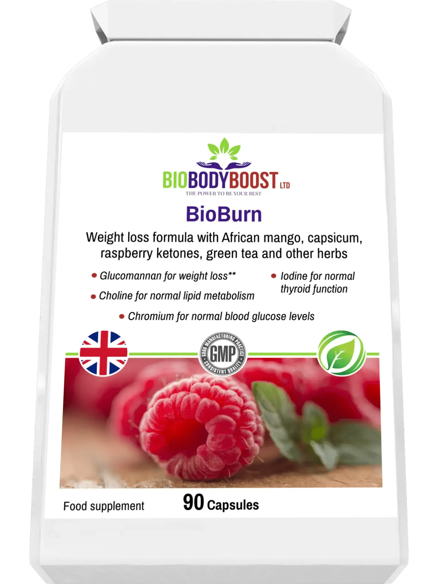 BioBurn - Glucomannan Raspberry Combination - Weight Loss